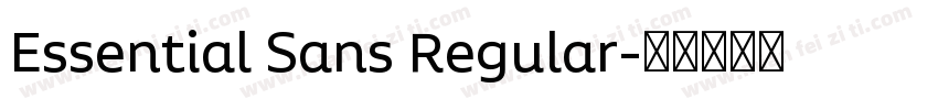Essential Sans Regular字体转换